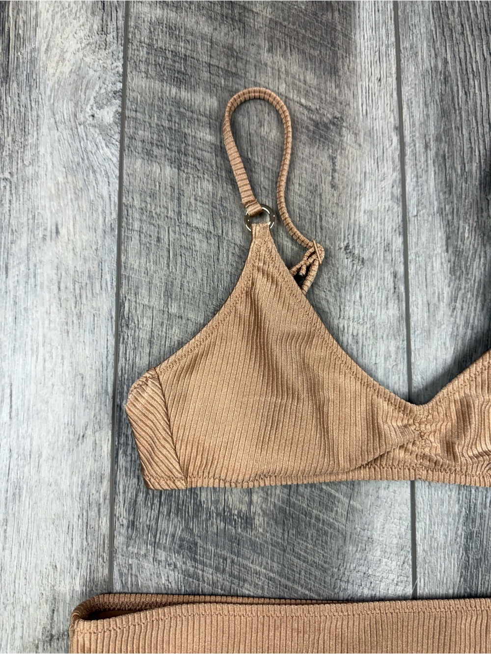 Aerie Tan Ribbed‎ Bikini Set - Picture 5 of 12